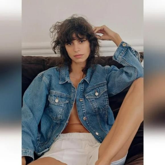 ZARA DENIM JACKET - Picture 1 of 6